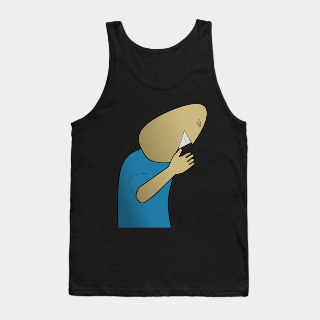 Cartoon illustration of a person laughing Tank Top by Jorgi125